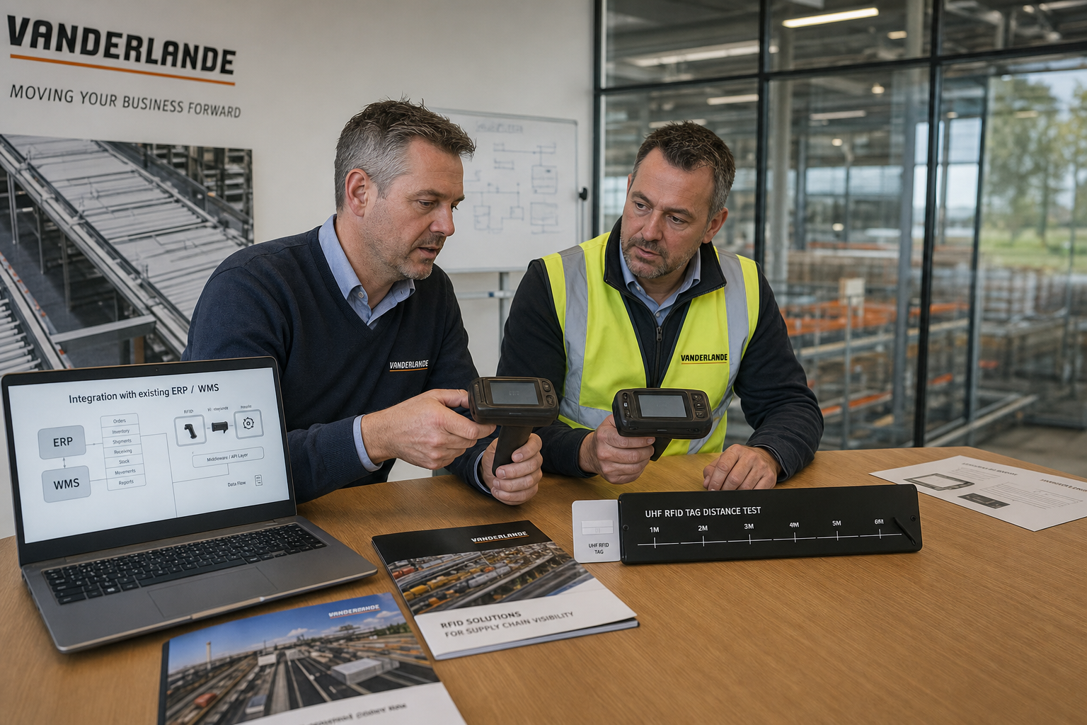 RFID readers in magazijn omgeving