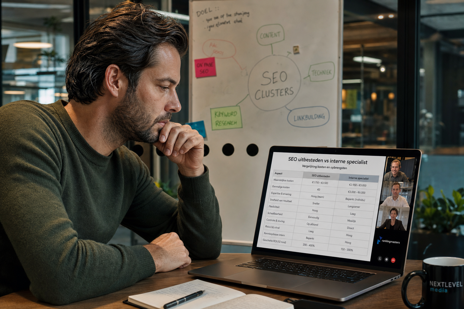 SEO uitbesteden of intern
